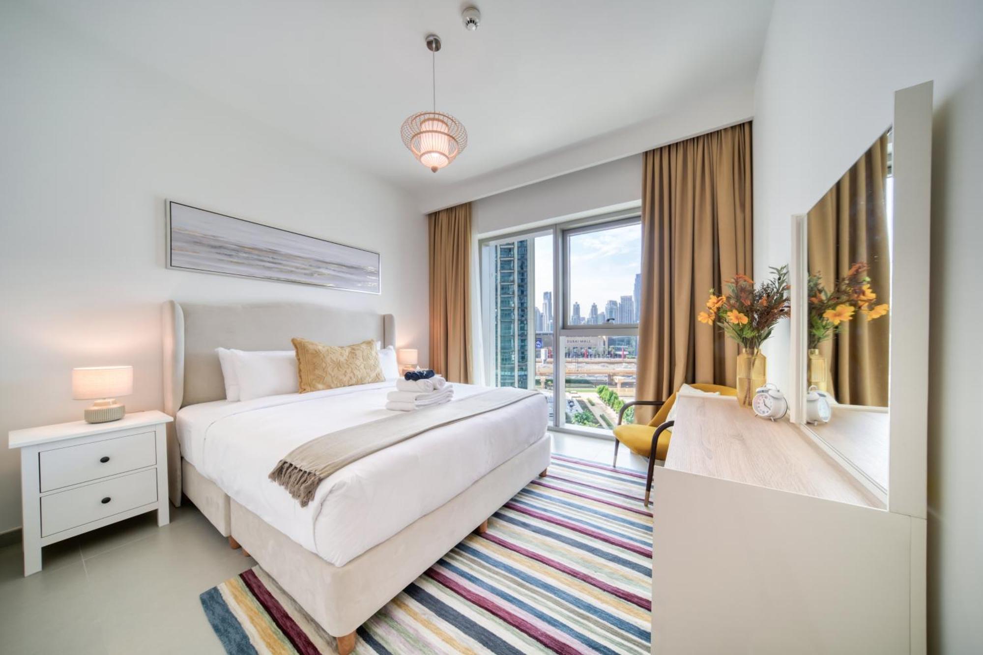 Downtown - 2br With Burj Khalifa View Apartment Dubai